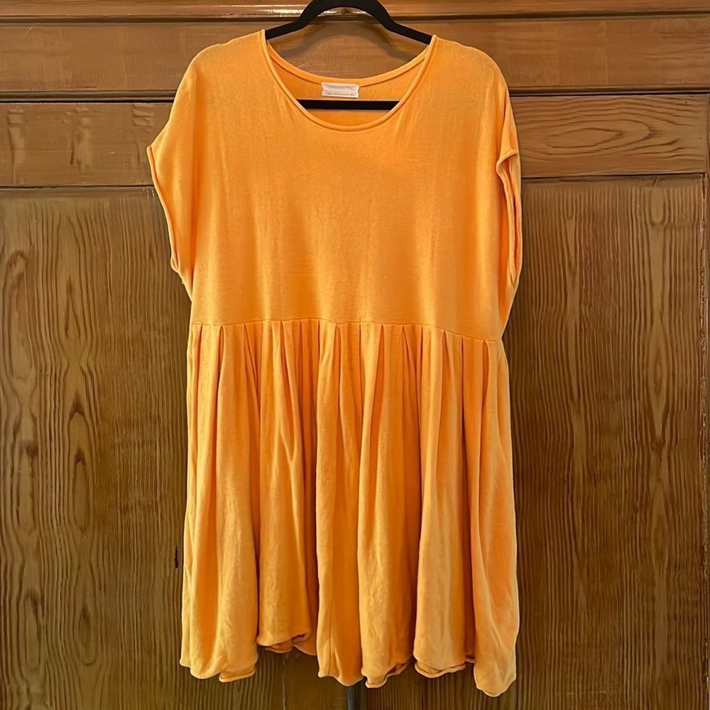Urban Outfitters Mustard Yellow Knit Dress Size Medium
